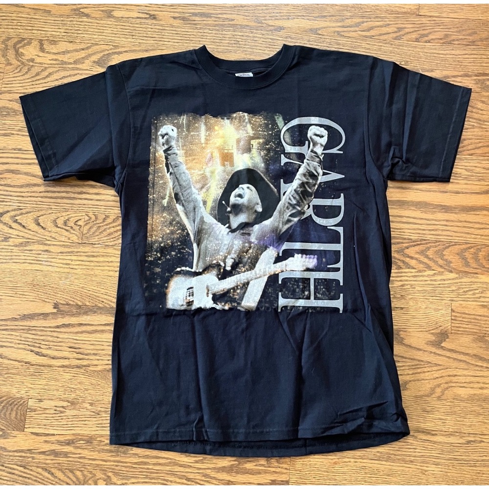 Garth Brooks 2007 Kansas City Concert Tour Shirt Black Anvil Mens Large